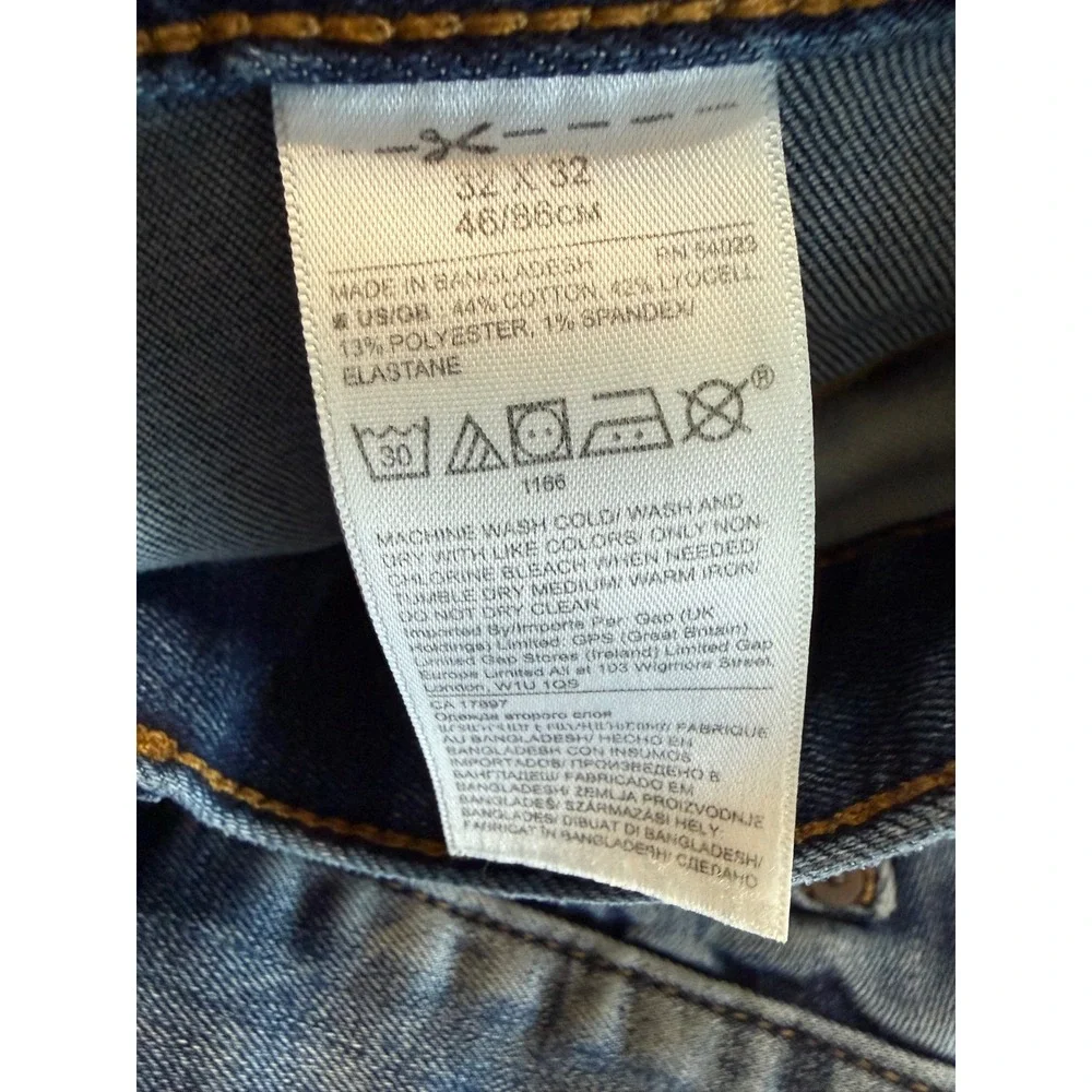 Banana Republic Traveler Jeans Mens 32x32 Slim Fit Med Wash Blue Denim Stretch